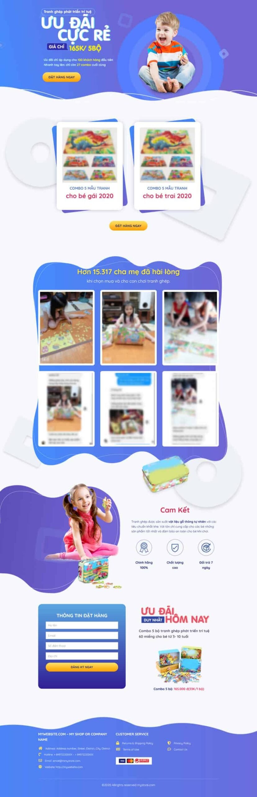 Theme wordpress lading pape đồ chơi xếp hình 3 Theme wordpress lading pape đồ chơi xếp hình