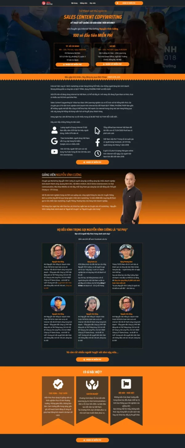 Theme wordpress khóa học 3