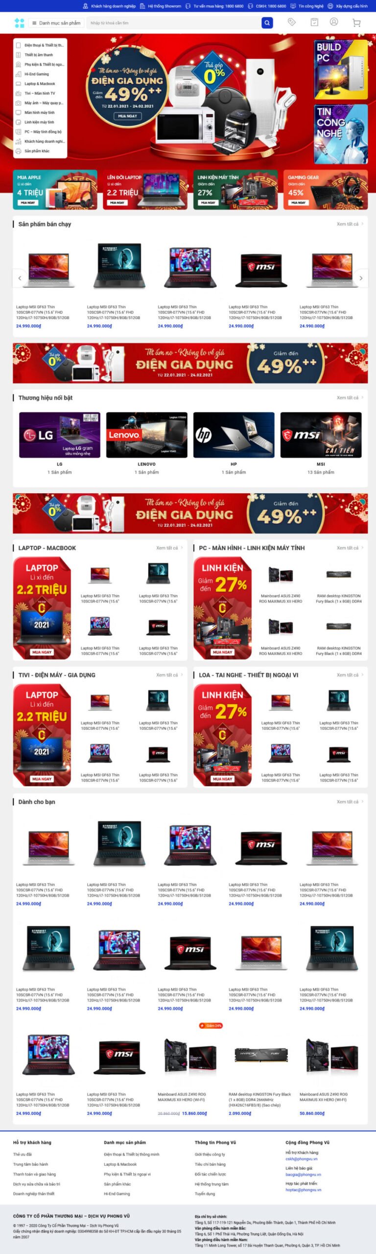 Theme wordpress máy tính 9 giống phongvu.vn 3 Theme wordpress máy tính 9 giống phongvu.vn