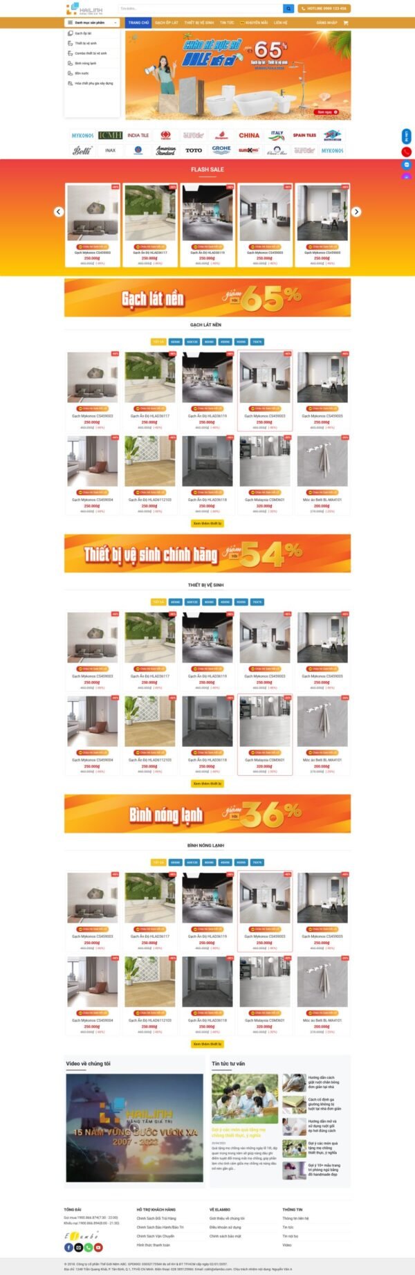 Theme wordpress bán gạch và thiết bị vệ sinh 3