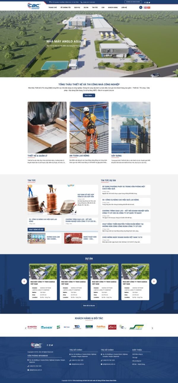 Theme wordpress công ty xây dựng 4